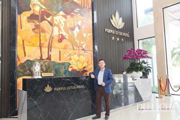 Chủ tịch Hội đồng quản trị công ty Cổ phần đầu tư và Xây dựng Tâm Đồng (chủ đầu tư khách sạn Purple Lotus) Nguyễn Đăng Tam 